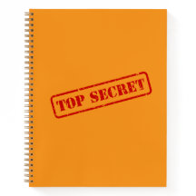 Top Secret Stamps Funny Fun Journal-Notebook