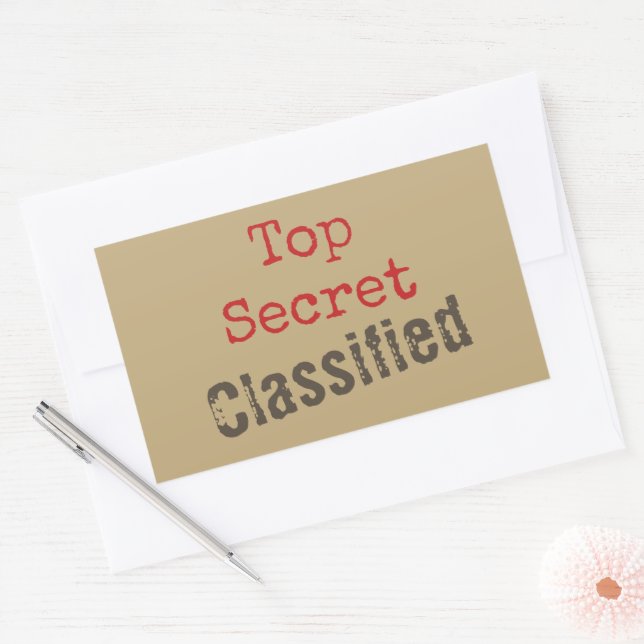 Top Secret Stickers (Enveloppe)