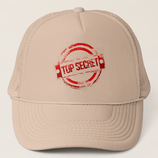 Top Secret Truckerkappe (Vorderseite)