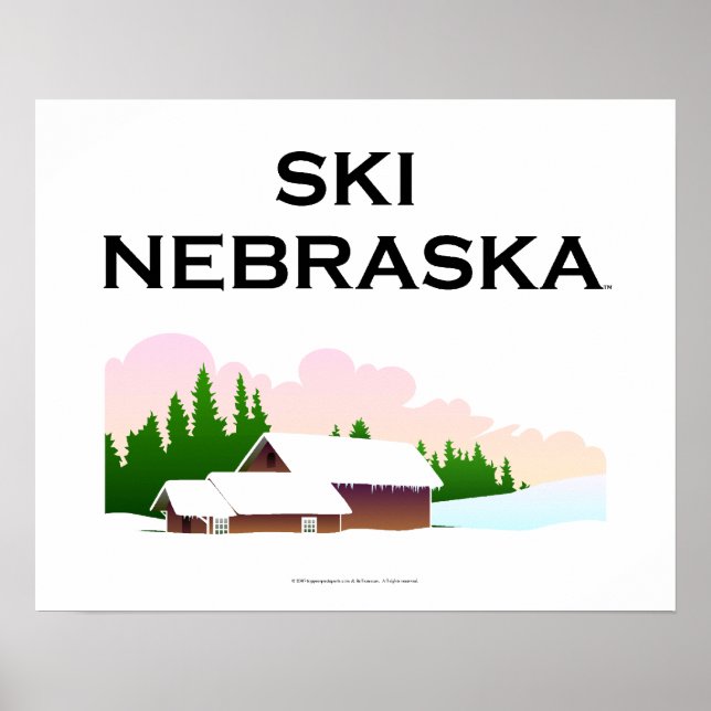 TOP Ski Nebraska Poster (Vorne)