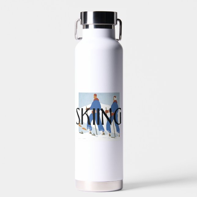 TOP Skiing Trinkflasche (Vorne)