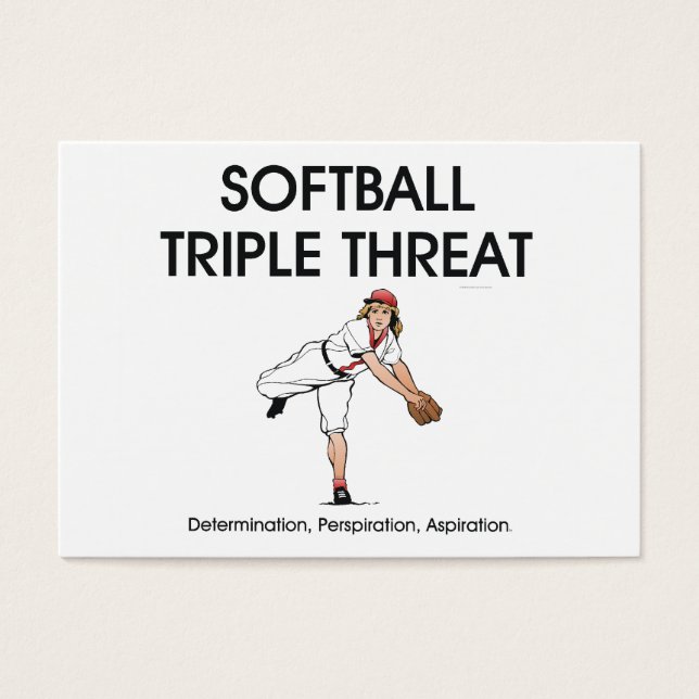 Top Softball triple menace (Devant)