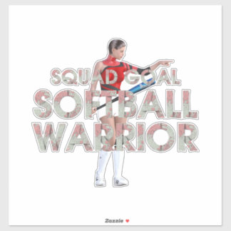 TOP Softball Warrior Aufkleber
