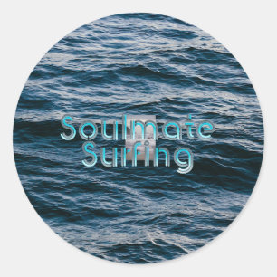 TOP Soulmate Surfing Runder Aufkleber