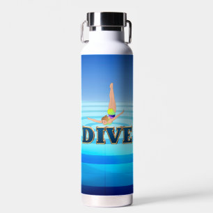 TOP Sprung ins Wasser Trinkflasche