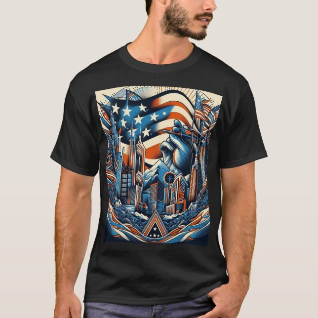 "Top T - Shirt Trends Übernahme der USA im Jahr 20 (Vorderseite)