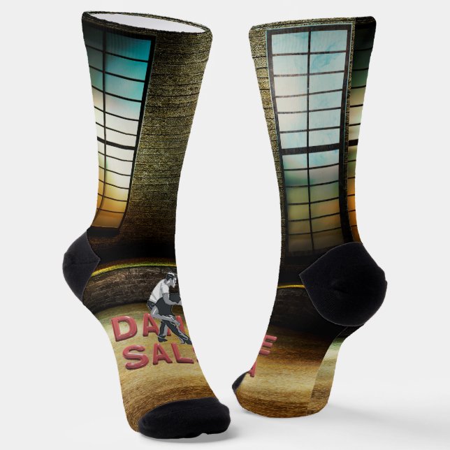 TOP Tanz Salsa Socken (Gewinkelt)