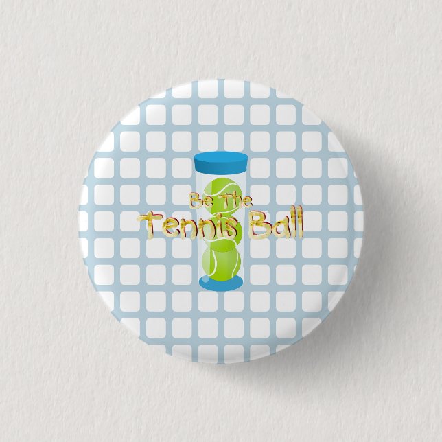 TOP Tennis Slogan Button (Vorderseite)
