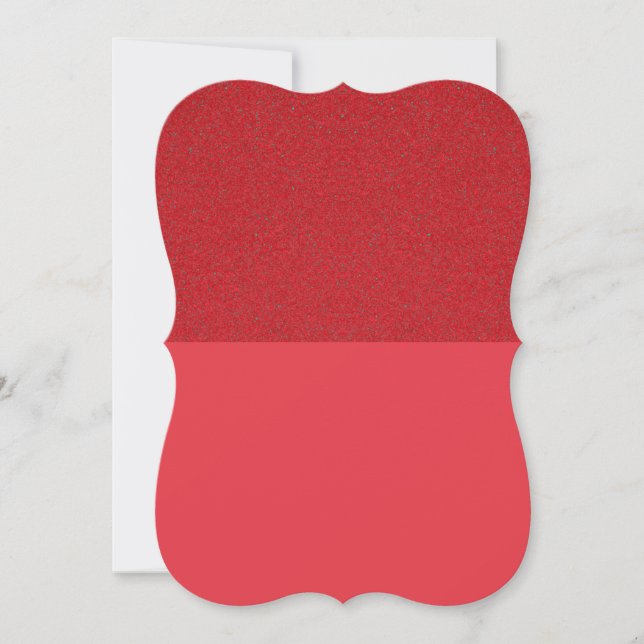 Top Textur Tomato Red Flat Card - Anpassbar (Vorderseite)