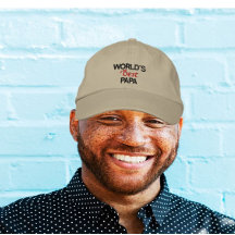 Top-Verkäufer! Weltbeste Papa-bestickte Kappe