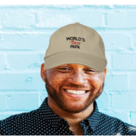 Top-Verkäufer! Weltbeste Papa-bestickte Kappe