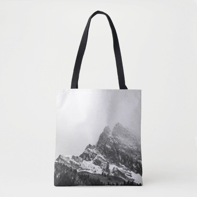TOP VIEW OF SNOWY MOUNTAIN TASCHE (Vorderseite)