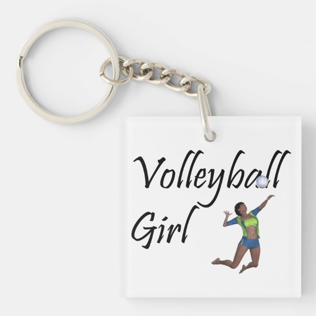 TOP Volleyball Girl Schlüsselanhänger (Vorderseite)