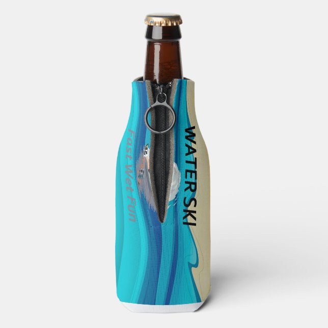 TOP-Wasserski Flaschenkühler (Flasche Rückseite)