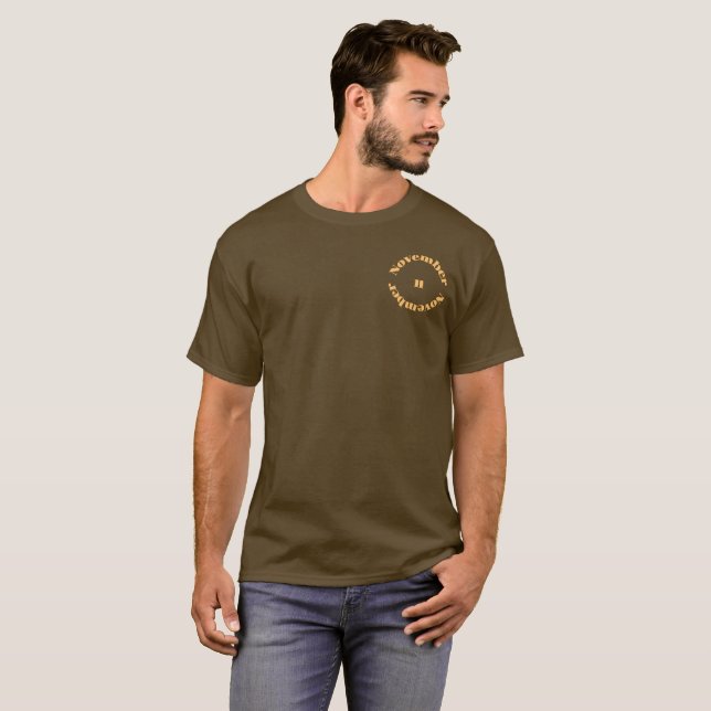 Topaz Birthstone - November T - Shirt (Vorne ganz)