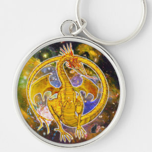 Topaz Cosmic Dragon Schlüsselanhänger