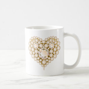 Topaz Heart Gems Kaffeetasse