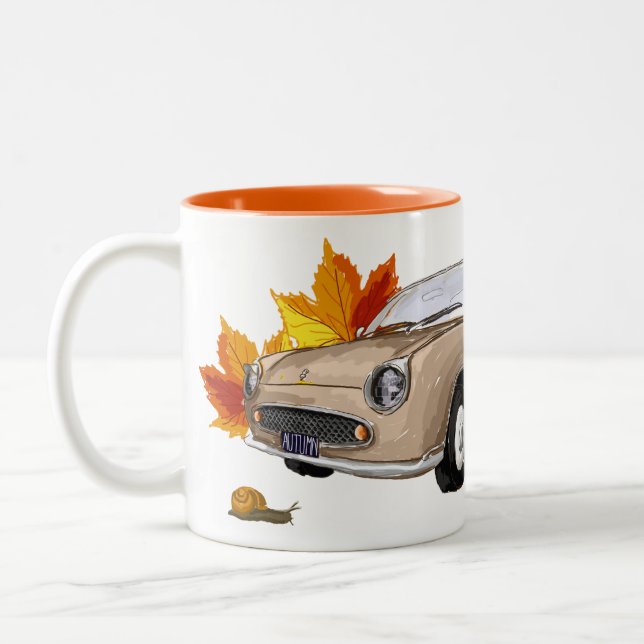 Topaz Mist Figaro coffee mug Zweifarbige Tasse (Links)