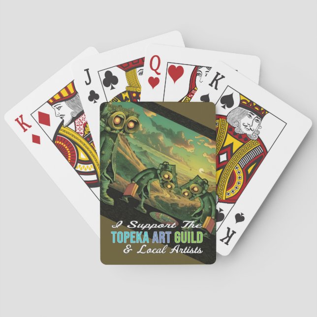 Topeka Art Guild Classic Playing Cards Spielkarten (Rückseite)