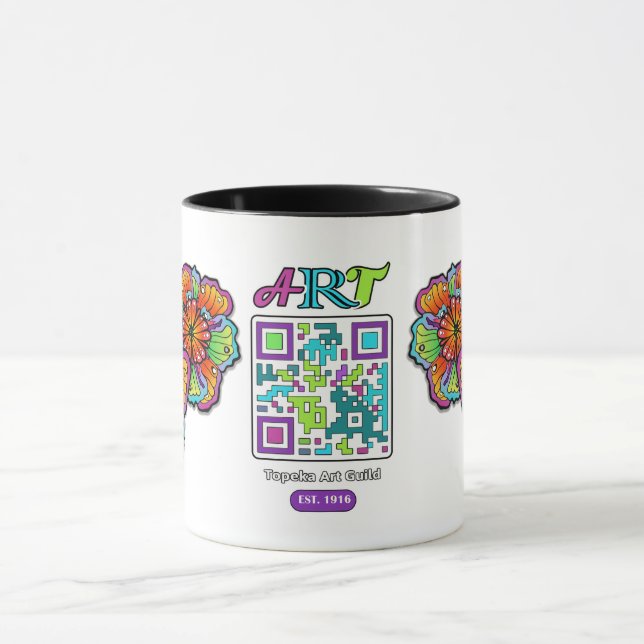 Topeka Art Guild QR Code Mug (Centre)
