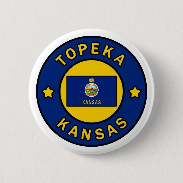 Topeka Kansas Button (Vorderseite)