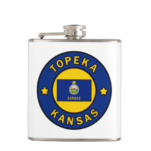 Topeka Kansas Flachmann
