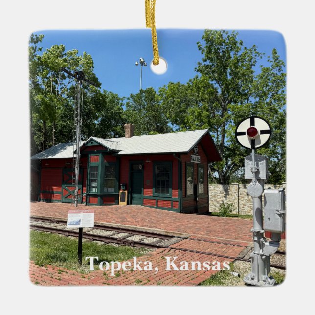 Topeka Kansas Keramikornament (Vorderseite)