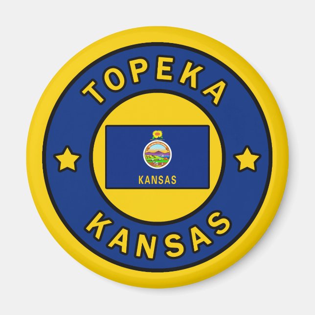 Topeka Kansas Magnet (Vorne)