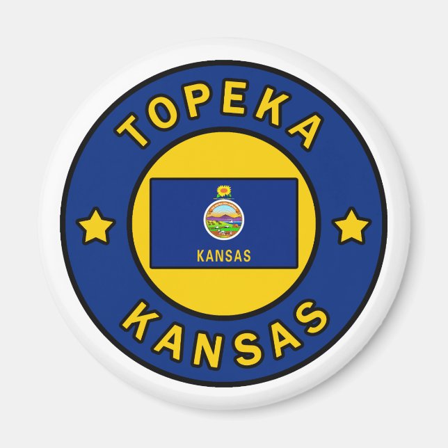 Topeka Kansas Magnet (Vorne)