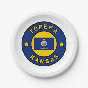 Topeka Kansas Pappteller