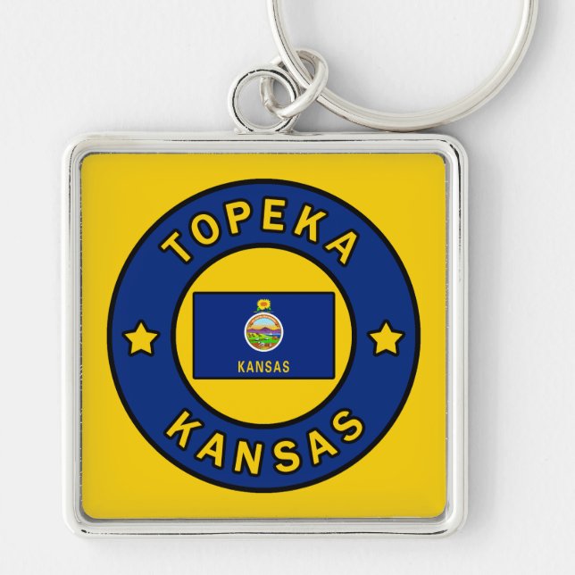 Topeka Kansas Schlüsselanhänger (Vorne)