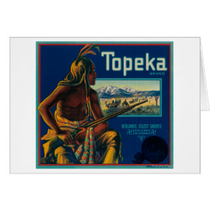 Topeka Marque Citrus Étiquette