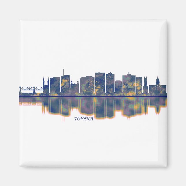 Topeka Skyline Magnet (Vorne)