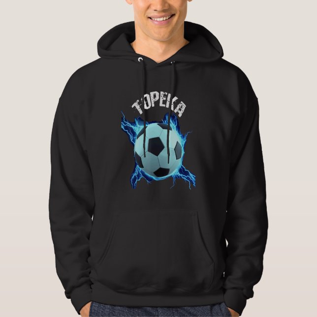 Topeka Soccer Retro Hoodie (Vorderseite)