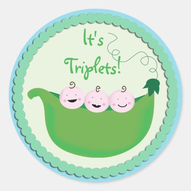 Topers et autocollants Triplet Cupcake (Devant)