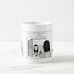 "Topf UNO-Glück" Comic-Streifen-Tasse Kaffeetasse