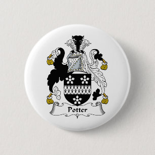 Töpfer-Familienwappen Button