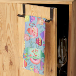 Töpferblau Geschirrtuch