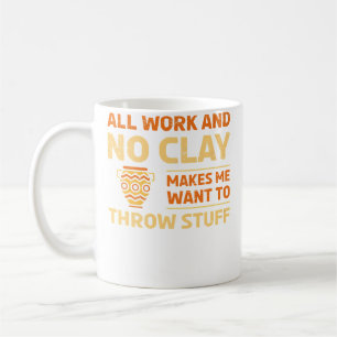 Töpferei: Arbeit ohne Ton für einen Keramikliebhab Kaffeetasse