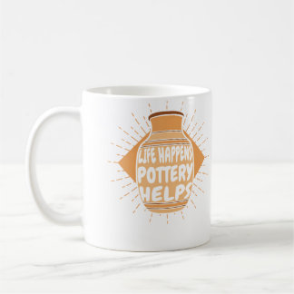 Töpferei hilft beim Leben Hobby Töpferei Pro Töpfe Kaffeetasse