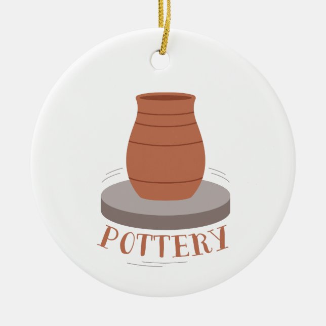 Töpferei Keramik Ornament (Vorne)