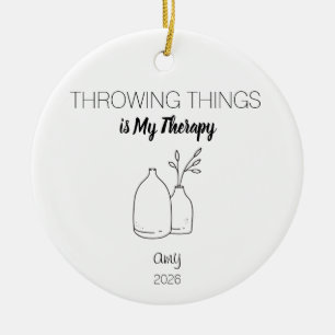 Töpferei-Ornament, Kunstgeschenk, Dinge Werfen ist Keramik Ornament