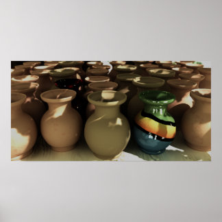 Töpferei Poster