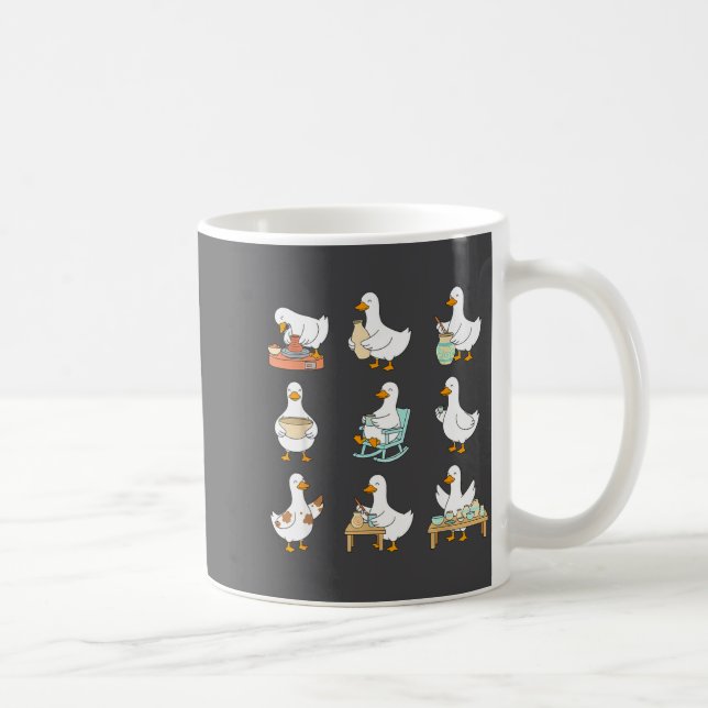 Töpferflüsterer T Er Keramik Alberner Gänserich Ma Kaffeetasse (Rechts)