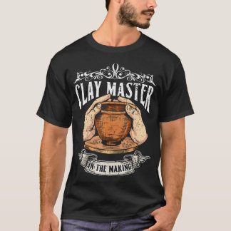 Töpfermeister in der Entstehung - Keramik Künstler T-Shirt
