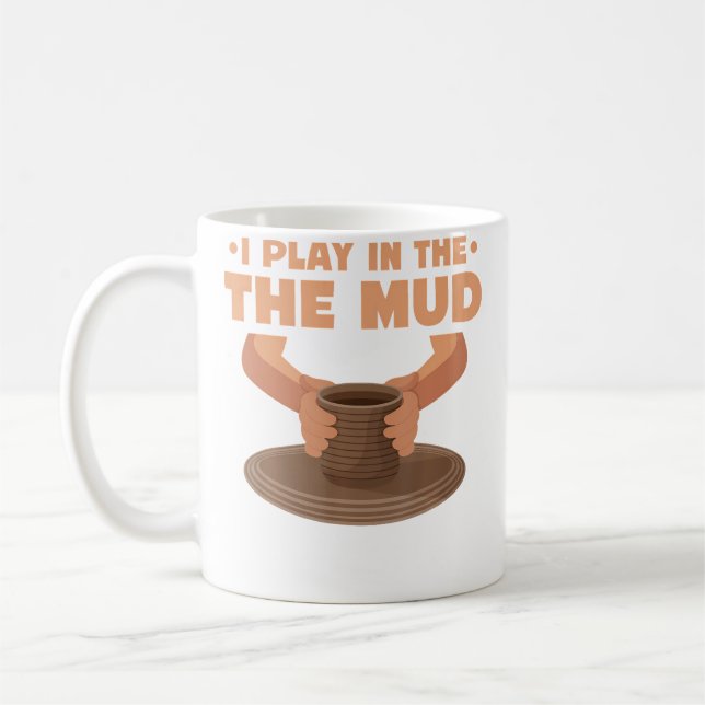 Töpferton Kaffeetasse (Links)