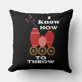 Töpferton-Keramiken Kissen