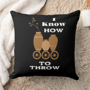 Töpferton-Keramiken Kissen