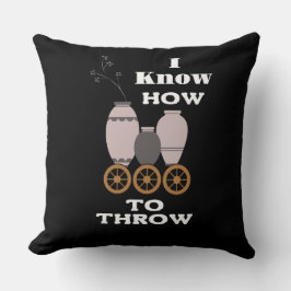 Töpferton-Keramiken Kissen