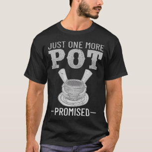 Töpferton Lustige Keramik-Topf-Skulptur T-Shirt